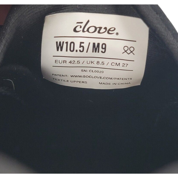 Clove Forte Night Shift Sneaker Mens 9 Womens 10.5 Black Nursing Slip Resistant - Picture 5 of 7